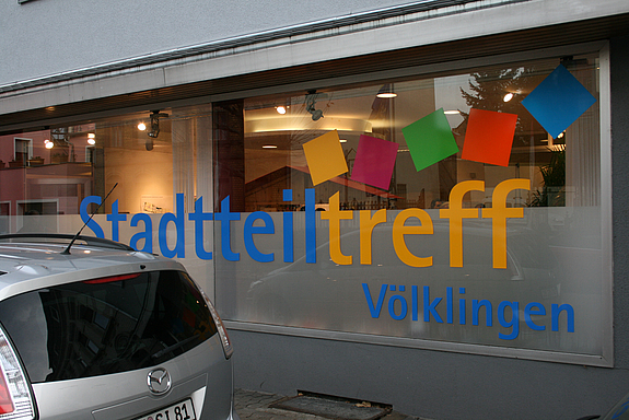 Straße Büro Treff