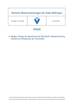 2026/17a Amtliche Bekanntmachungen der Stadt Völklingen