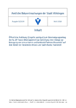2026/02 Amtliche Bekanntmachungen der Stadt Völklingen
