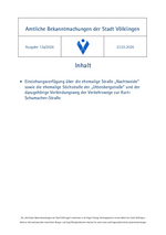 2026/13a Amtliche Bekanntmachungen der Stadt Völklingen