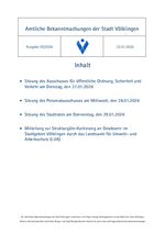 2026/05 Amtliche Bekanntmachungen der Stadt Völklingen