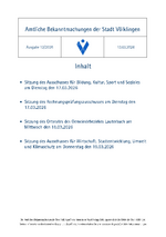 2026/12 Amtliche Bekanntmachungen der Stadt Völklingen