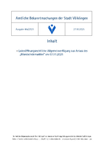 2025/44a Amtliche Bekanntmachungen der Stadt Völklingen