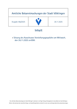2025/48a Amtliche Bekanntmachungen der Stadt Völklingen